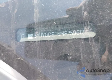 2021 Tesla Model Y Long Range Dual Motor All-Wheel Drive из США, поврежденный, VIN 5YJYGDEE6MF259612